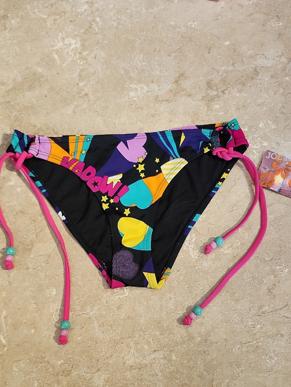 Joe Boxer Colorful Tie Side Bikini Bottoms S